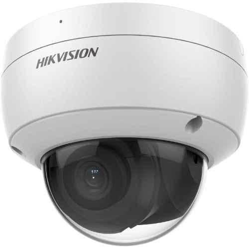 Hikvision 6MP 4mm AcuSense Vandal Fixed Network Dome Camera, DS-2CD2163G2-IU, NVR Enabled