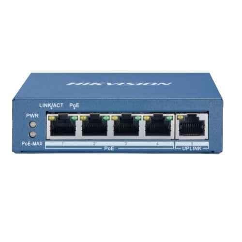 Hikvision DS-3E0505P-E/M 4 Port Gigabit Unmanaged POE Switch