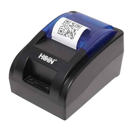 HOIN H58 Thermal Receipt Printer 2 inch (58mm) USB Mini Kiosk BIS Certified POS Bill Printing, Windows Compatible & 1 Year Warranty