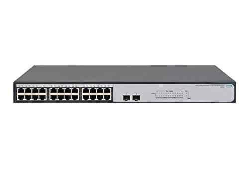 HP 1420 Unmanaged Gigabit Switch with 24G & 2SFP Ports, JH017A
