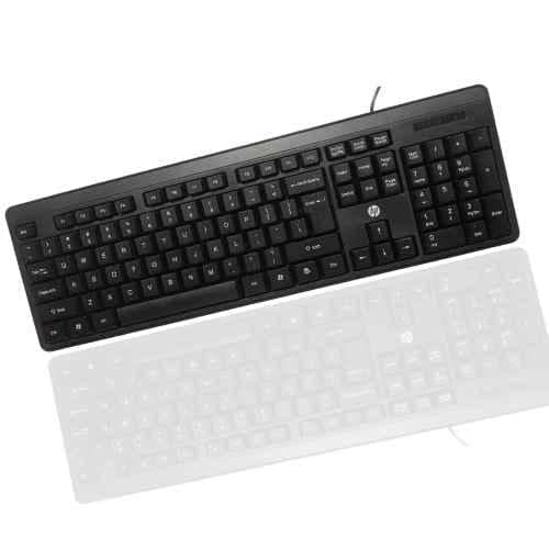 HP K100 Black Wired USB Keyboard, 7J4H1AA