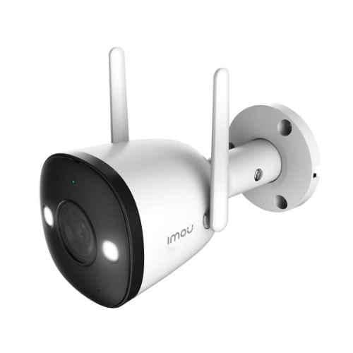 Imou IPC-F22FP 2MP IP67 1080P Full HD Outdoor Security Bullet Camera with Alexa & Google Assistant, 2-Way Audio, Human Detection, Night Vision & Up to 256GB SD Card Support, Bullet 2E