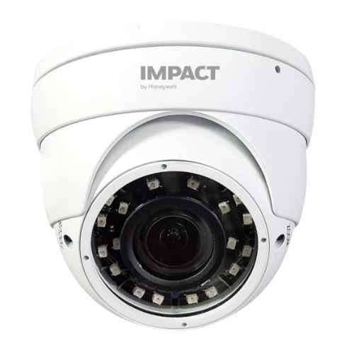 Impact by Honeywell 2MP 1080P White Metal AHD VF Lens IR Dome Camera, I-HADC-2305PIV