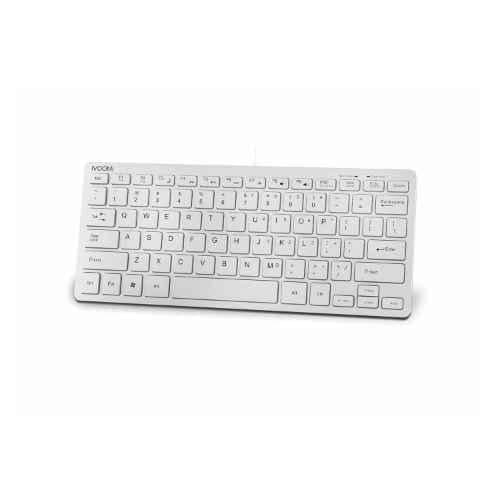 iVoomi Venom Mini White Wired USB Laptop Keyboard, IV-WU201