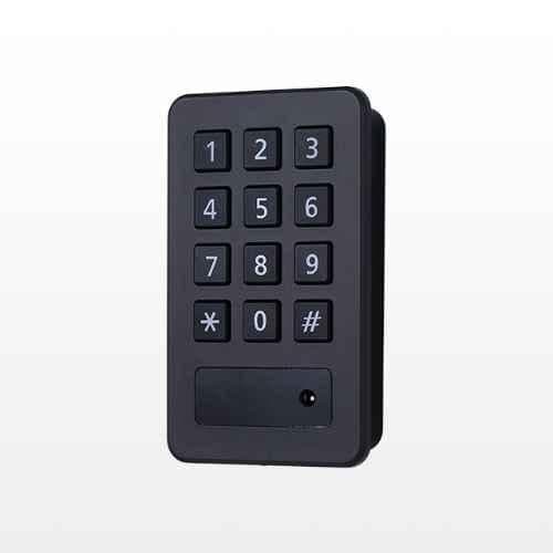 JAL F004 ABS & Stainless Steel Black Card-Password Smart Cabinet Lock