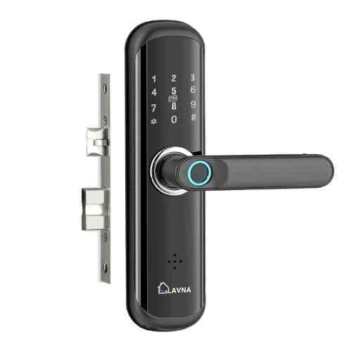 Lavna L-A28 Black Smart Digital Door Lock for Wooden Doors