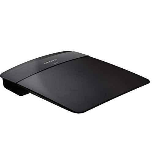 Linksys E1200 2.4GHz Radio Frequency Black N300 Wi-Fi Router