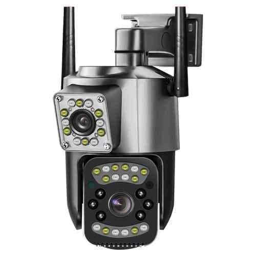 Maizic Smarthome 4G/5G 5+5MP Dual Lens Screen PTZ Outdoor Sim Camera with IP66 Weatherproof, 2 Way Talk, Motion Detect & SD Card Up to 256 GB