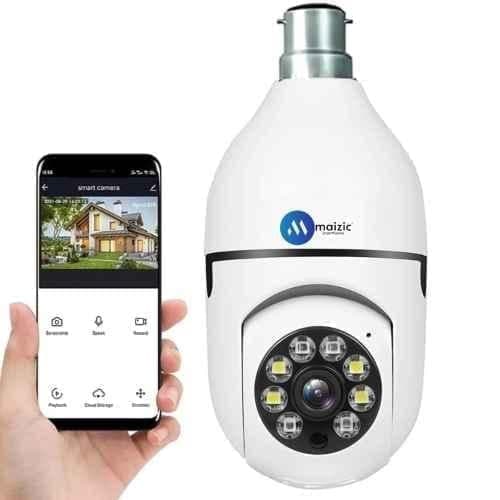 Maizic Smarthome 5MP Wi-Fi CCTV Camera for Home Indoor with 360 deg Auto Rotation, Color Night Vision, MSH-31122024