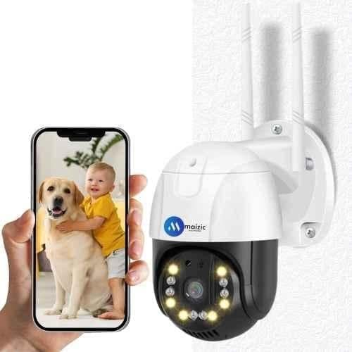 Maizic Smarthome Gorilla 5MP Full HD Outdoor PTZ 4G Sim Camera with IP66, Colored Night Vision, Auto Tracking, Two Way Audio & Motion Detection