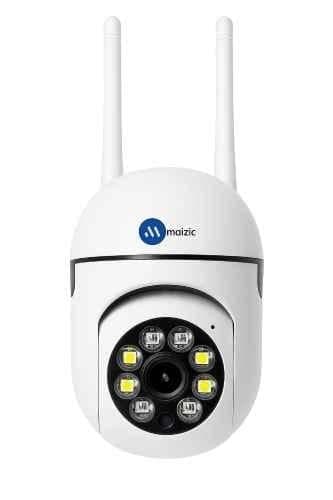 Maizic Smarthome Mini Fox 3MP FHD Wi-Fi Indoor PTZ Security Camera with Color Night Vision & 360 deg Rotation