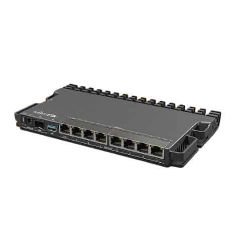 Mikrotik 150W 24-57V Heavy Duty Ethernet Router, RB5009UPr+S+IN