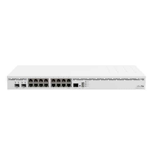 Mikrotik 18 Wired Port Ethernet Router, CCR2004-16G-2S+