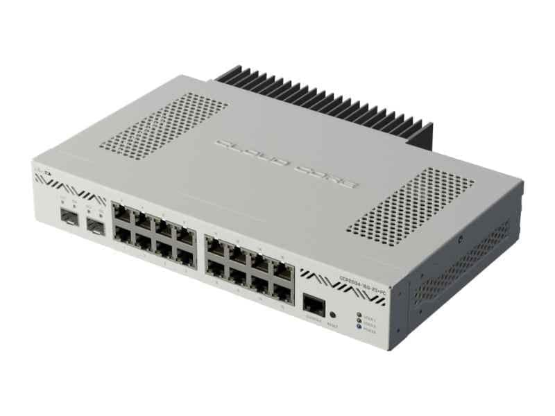 Mikrotik 36W 36-57V Heavy Duty Ethernet Router, CCR2004-16G-2S+PC