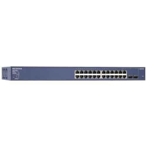 Netgear 190W 52 Gbps 24 Ports Gigabit Ethernet Poe Smart Managed Pro Switch with 2 Sfp Ports, GS724TP