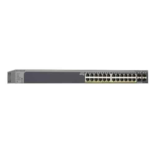 Netgear 192W 28 Port Gigabit Ethernet Poe Plus Smart Managed Pro Switch with 4 Sfp Ports, GS728TP