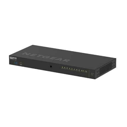 Netgear M4250-10G2F-PoE+ 12 Ports 24 Gbps AV Line Managed Switch, GSM4212P