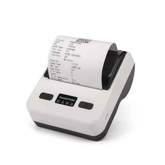 Niyama BT-801 3 inch Wireless Bluetooth Receipt Thermal Printer with Chargeable Battery Backup & 1 Year Warranty