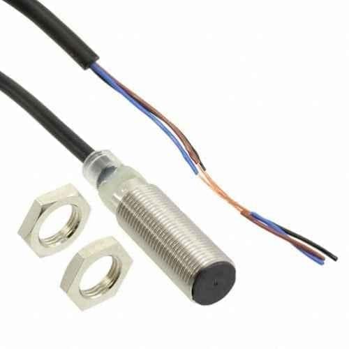 Omron M12 4mm Nickel-brass 3 Wire Shielded NPN Inductive Proximity Sensor, E2B-M12KS04-WP-C1 2M OMS