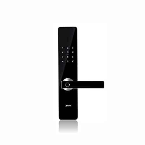 Ozone Biometric Black Satin Chrome Smart Door Lock, OZ-FDL-01 Life STD