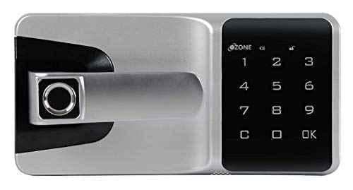 Ozone OZFL-501-PF Black & Silver Smart Furniture Password & Fingerprint Lock