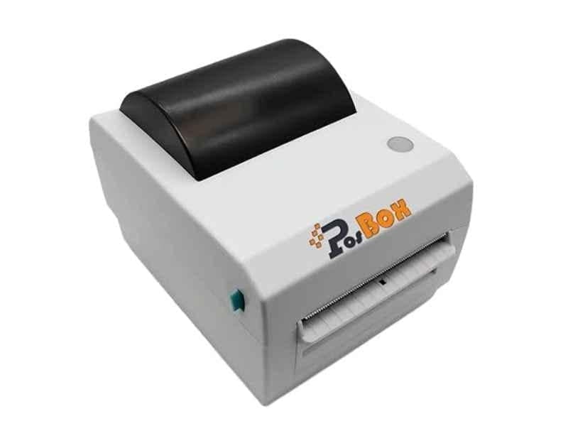 PosBox PB410UB (Bluetooth) Thermal Label Printer 4 inch USB + Bluetooth Direct Barcode printer with 1 Year Warranty & Auto Calibration