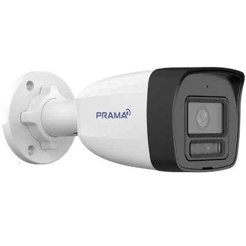 Prama PT-NC120D3-N(D2) 2MP Fixed Bullet Network Camera | Full HD 1080P | IR Night Vision 30m | Inbuilt Audio | Included PVC Stickers