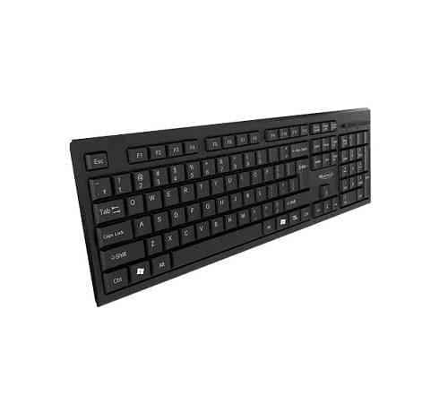 Quantum 7406 Spill Resistant Black Wired Keyboard