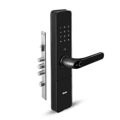 Qubo HLM01 Aerospace Black Secure Unlocking Fingerprint Smart Door Lock