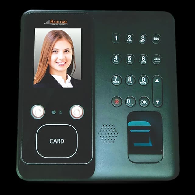 Realtime T304F Biometric Fingerprints & Face Time Attendance Machine