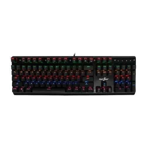 Redgear MK881 Black Professional Mechanical LED Light Wired Keyboard with Kailh Blue Switches