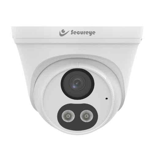 Secureye 4MP Dual Light Network Dome Camera with SD Card Slot, Dual Light & Audio, SR-C4D-F2AS-DL