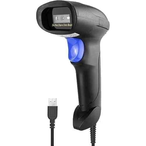 Shreyans USB Handheld Gun Type Barcode Scanner with Fast Scanning CCD Technology for 1D Scanning