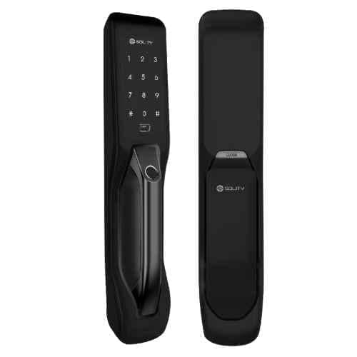 Solity GP 3000BK Black Push Pull Smart Door Lock