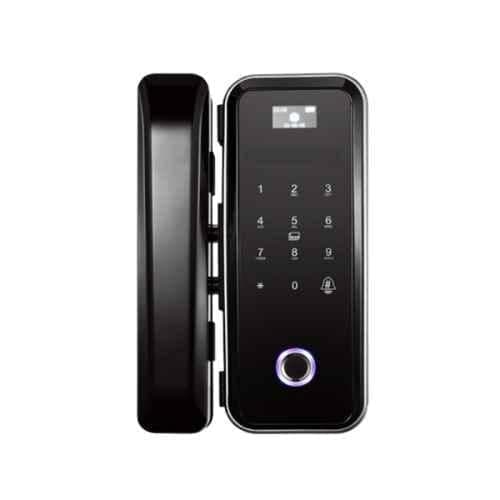 Timewatch TW-FGL14 Black Password Hybrid Verification Glass Door Lock
