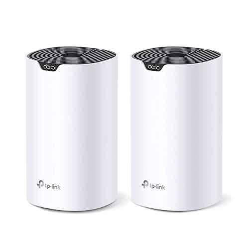 TP-Link 5GHz 1000Mbps White Dual Band Whole Mesh System Wireless Smart Router, Deco S7 (Pack of 2)