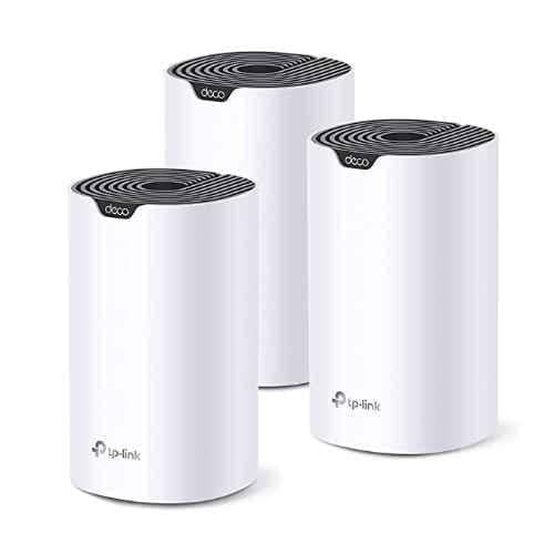 TP-Link 5GHz 1000Mbps White Dual Band Whole Mesh System Wireless Smart Router, Deco S7 (Pack of 3)