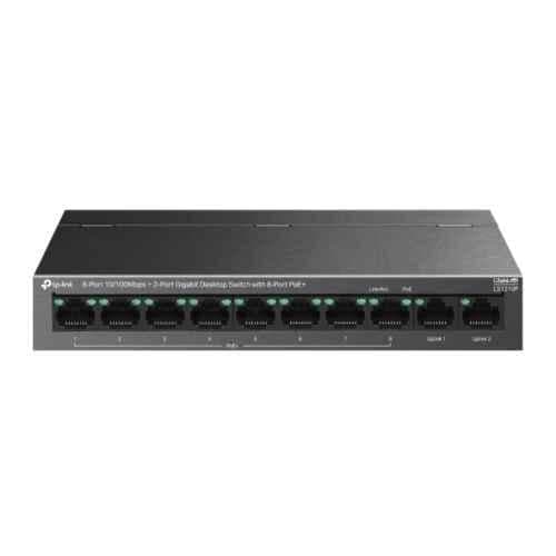 TP Link 8 Ports 30W 10/100Mbps PoE Network Switch, LS1210P
