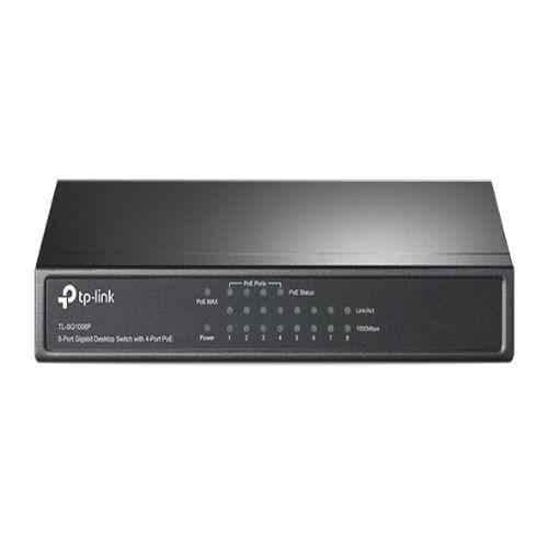 TP-Link 8 Ports Gigabit Desktop Switch with 4 Ports POE, TL-SG1008P