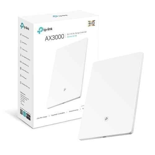 TP-Link Archer Air R5 2402 Mbps 2.4GHz White Wi-Fi 6 Wall-Mounted Router with Ultra-Thin, Compact, Dual Band Wi-Fi & Smart Beamforming Antennas
