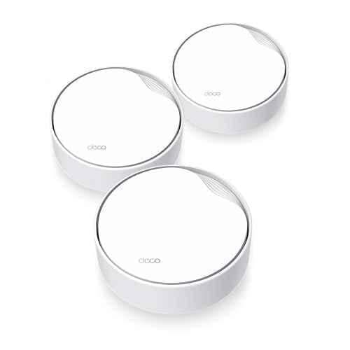 TP-Link DECO X50-PoE 3 Pcs 2402Mbps Whole Home Mesh Wi-Fi 6 System Set with PoE, AX3000