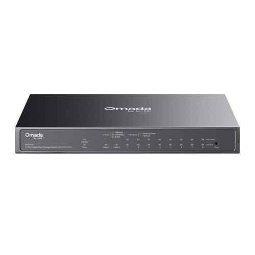 TP-Link Omada 10 Ports Gigabit with 8 PoE+ Ports Easy Manageable Switch, ES210GP