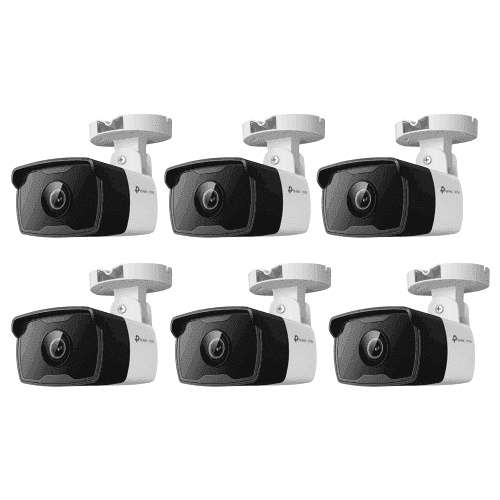 TP-Link VIGI C340I 4MP 4mm Outdoor IR Bullet Network IP Camera with Human, Vehicle Detect, NVR Enable, Smart Detect & IP67 Waterproof (Pack of 6)