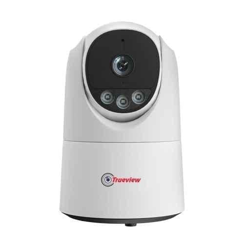 Trueview 3MP ABS White ATC Robot Smart Wi-Fi CCTV Camera with Night Vision, Smart Tracking & 2-Way Audio, T18296S