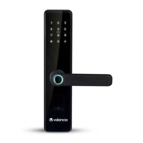 Valencia Bella Zinc Alloy Glass Finish Black Smart Door Lock