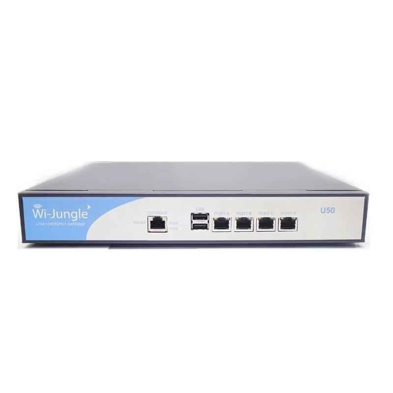 WiJungle 4 Gbps Network Switch with 3 Years Warranty & Support, U50