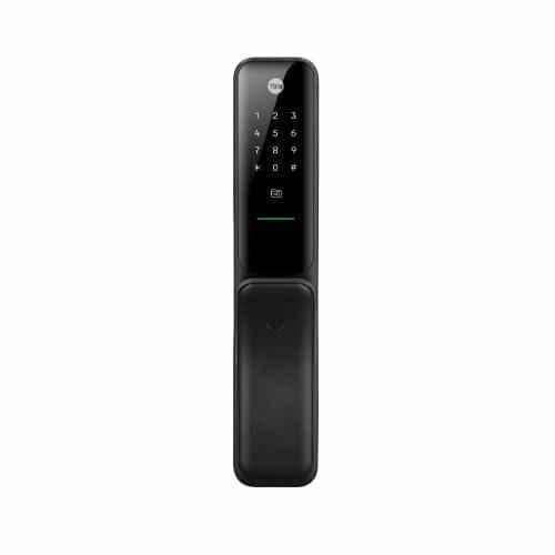 Yale Kyra Pro 40-100mm Black Push Pull Smart Lock with Fingerprint, PIN, RFID & Manual Key, YKYRAPRO/BL