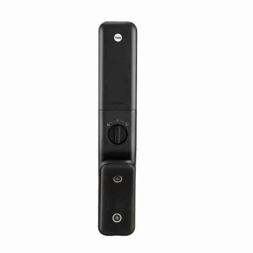 Yale Luna Pro+ 40-100mm Matte Black Smart Lock with Face Scan Technology, Fingerprint, PIN, RFID & Manual Key