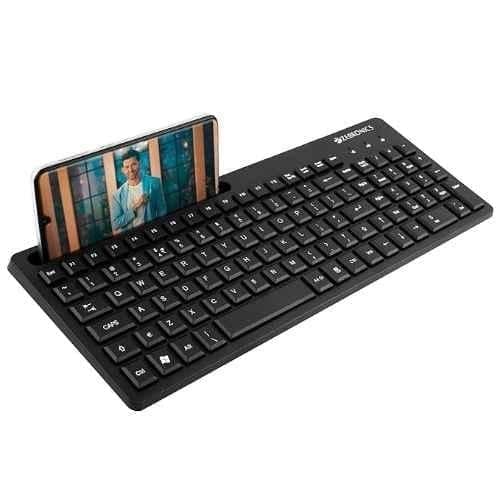 Zebronics 106 Keys Black Wired Keyboard, K36