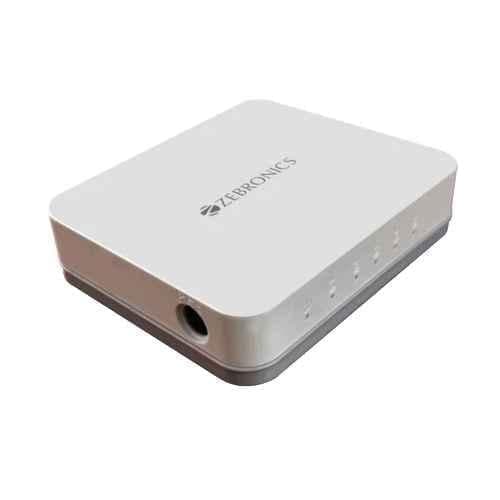 Zebronics 5 Ports 10/100Mbps Ethernet Switch, ZEB-ETS5M